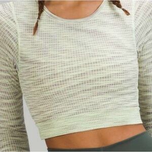 Lululemon Long Sleeve Crop Top